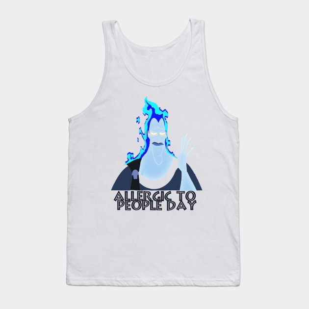 Allergic to people Tank Top by raffavain